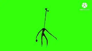 siren head long neck green screen