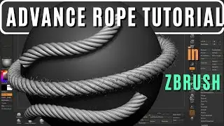 ADVANCE Rope IMM Curve Brush Tutorial in ZBRUSH