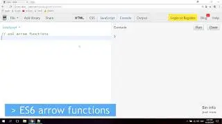 JavaScript ES6 Arrow Functions