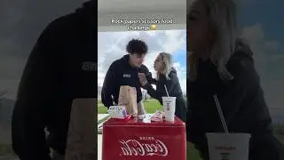 Rock papers scissors food challenge PART 2 🤣 