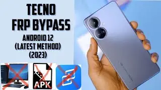 Tecno frp bypass android 12(without pc)(2023)