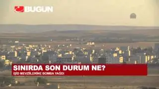 KOBANİ'DE GÜN BOYU DUMANLAR YÜKSELİDİ