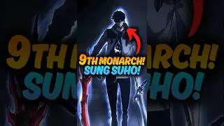 Suho Became 9th Monarch of White Shadow! Solo Leveling #sololeveling #shorts