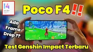 Test Poco F4 Genshin Impact Max Setting Handcam Terbaru 2024 ! Snapdragon 870 Lancar ?