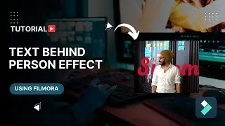Add Text Behind A Person/Object Using Filmora