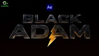 Element 3D Tutorial | How to create Black Adam Title Animation | After Effects | 3D Logo Animation