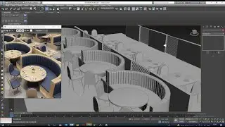 3DsMax Tutorials, Learn 3D Modeling a Restaurant Furniture in 3dsmax (Part 2)