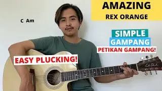 TUTORIAL PETIKAN (Amazing - Rex Orange County) (Tutorial Gitar) Easy Guitar Chords & Plucking!