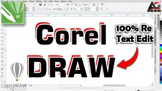 Text Effect in Corel Draw | Re Text Typing Design