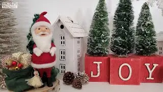 How to Needle Felt Santa - Beginner Needle Felting Tutorial and Kit for Little St. Nick #livingfelt