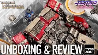 Transformers Rise of the Beasts Optimus Prime Threezero DLX Diecast Unboxing & Review