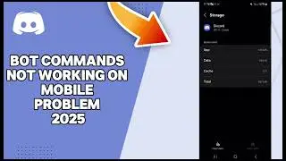 HOW TO FIX DISCORD BOT COMMANDS NOT WORKING ON MOBILE PROBLEM 2025