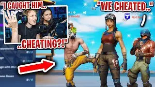My girlfriend confronted a cheater for griefing my custom scrim...