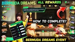 Bermuda dream event kaise complete karen | Free Fire New Event | Dinner Token Kaise Milega