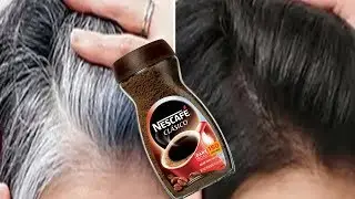 White Hair To Black Permanently in 30 Minutes Naturally | Coffee For Jet Black At Home | 100% Works