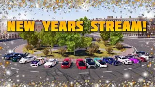 🔴 NEW YEAR STREAM! (Car meets, Drifting, Minigames)