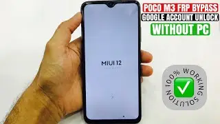 ALL Xiaomi Poco M3 FRP Bypass Without PC || Poco M3 (M2010J19CI) Google Account Unlock Without Gmail