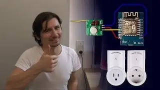 Remote power outlet home automation tutorial ESP8266