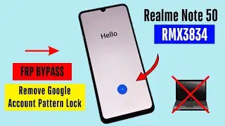 Realme Note 50 Frp Bypass/Unlock Without Pc 2024 | Realme Note 50 Remove Google Account Android 13