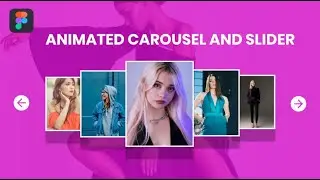 Animated Image Carousel and Slider using Figma | Image rotator using figma (2022)