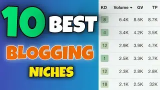 Top 10 Niches for Blogging 2024 - Best Blog Niche Ideas in 2024