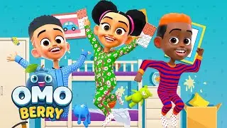 Pajama Jam | Pajama Party Song & Kids Dance Song About Left & Right | OmoBerry