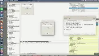 GUI C++ Qt Application: Add action button - center window on screen - change title and more