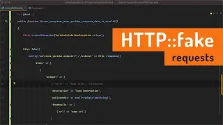 Fake HTTP requests in Laravel