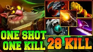 Sniper Dota 2 One Shot One Kill Item Build With 28 Kills Pro Gameplay Guide Carry Safelane 7.33