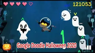 Halloween Google Doodle 2020 Full Game - Magic Cat battle under the sea