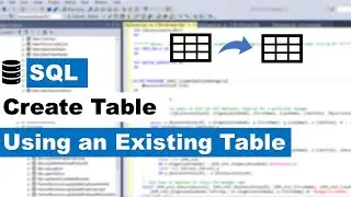 HOW TO COPY TABLE FROM ANOTHER TABLE | 