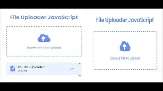 File Upload with Progress Bar in HTML CSS & JavaScript