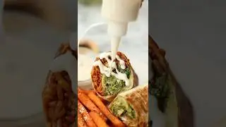 Burrito-Style Pesto Chicken Wraps