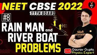 Rain Man and River Boat Problems | Relative Motion in 2D | NEET Physics | NEET 2022 Preparation