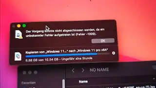 how to fix Error -1309 macOS