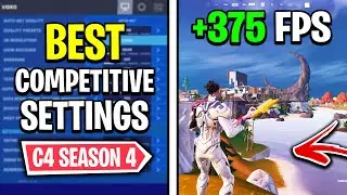 BEST Competitive Settings in Fortnite Chapter 4 SEASON 4! 🔧 (FPS Boost + Low Input Delay)