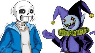 A New Objective -  Deltarune Comic Dub ( Sans meets Jevil )