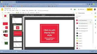 How to change theme color in Google Slides #theme #changetheme #officechaser #googleslides