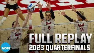 Nebraska vs. Arkansas: 2023 NCAA volleyball tournament quarterfinals | FULL REPLAY