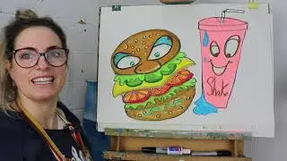 Learn how to draw JUNK FOOD : STEP BY STEP GUIDE! (Age 5 +)