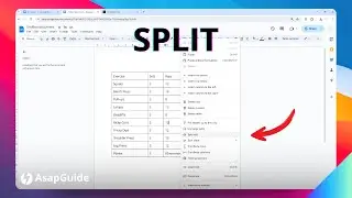 How to Split Table Cell in Google Docs