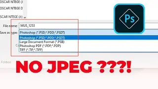 Quick Fix: Photoshop Can't Save As JPEG and other formats / Limited Saving Options