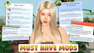 10+ MUST HAVE MODS for BETTER GAMEPLAY & REALISM for The Sims 4