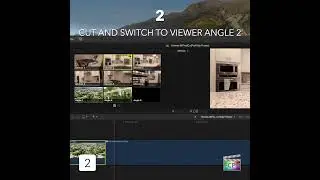 Final Cut Pro Shortcut | 2 | Cut & Switch to Viewer Angle 2