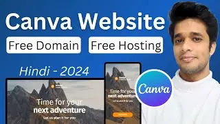 How to CREATE a FREE WEBSITE using CANVA | Hindi | 2024