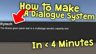 How to Make Dialogue System in Under 4 Minutes in Unity