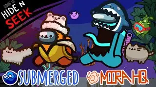 Among Us Hide N Seek - Submerged Map (Updated) & MiraHQ Map (Pusheen Cosmicube) - Gameplays