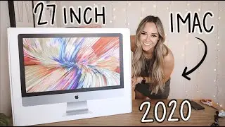 27 INCH IMAC 2020 UNBOXING + SET UP