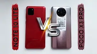 Samsung Galaxy Note 10 Lite VS Poco X3 Pro - 4K 60FPS (SpeedTest)