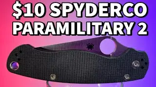 How I Got A Spyderco Paramilitary 2 Pocket Knife For $10 (Unboxing and First Look)